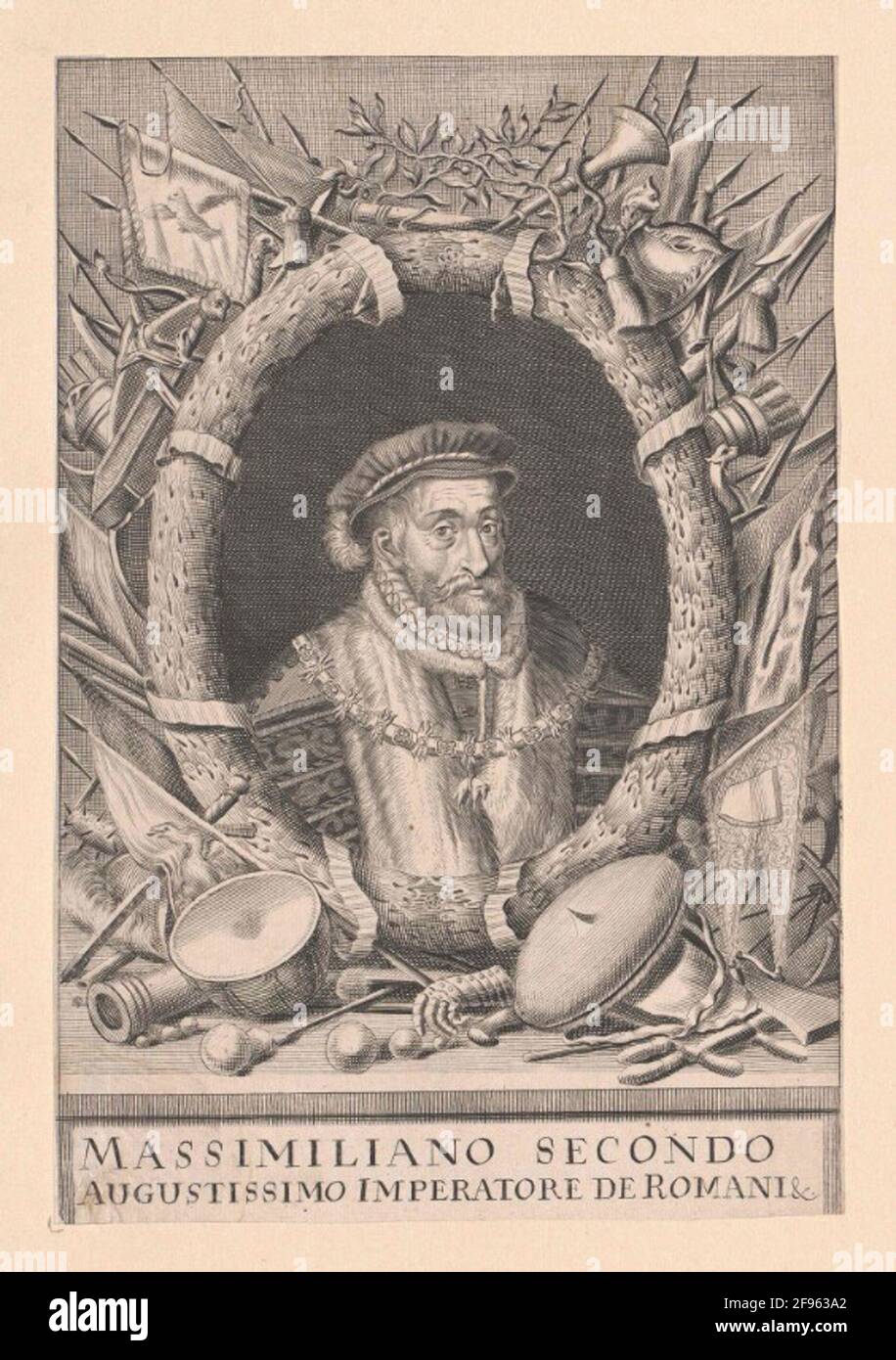 Maximilian II., römisch-deutscher Kaiser. Stockfoto