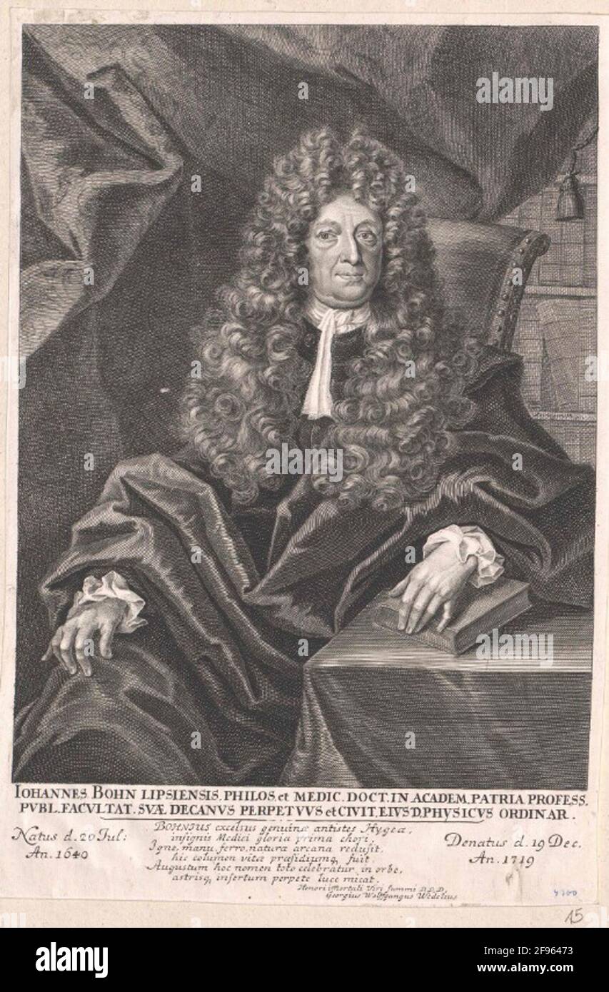 Bohn, Johann Stecher: Bernigeroth, MartindArmment: 1718/1733 Stockfoto