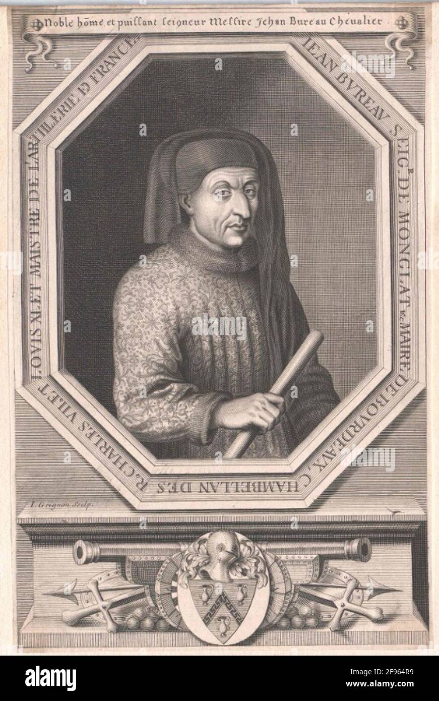 Amt, Herr von Montglas, Jean. Stockfoto