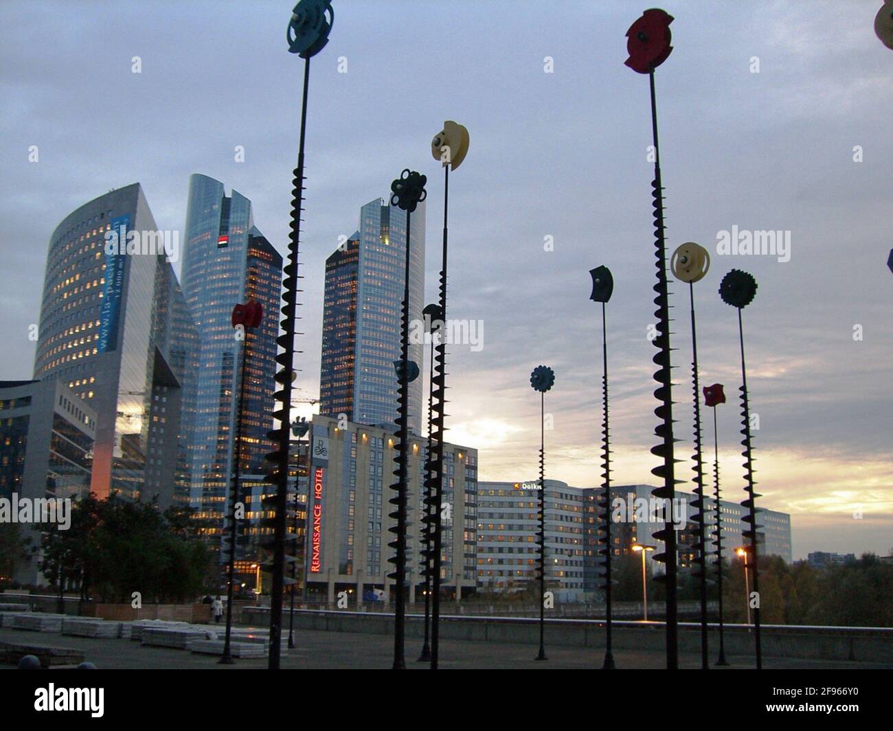 Frankreich, quartier de la Défense à Paris Stockfoto