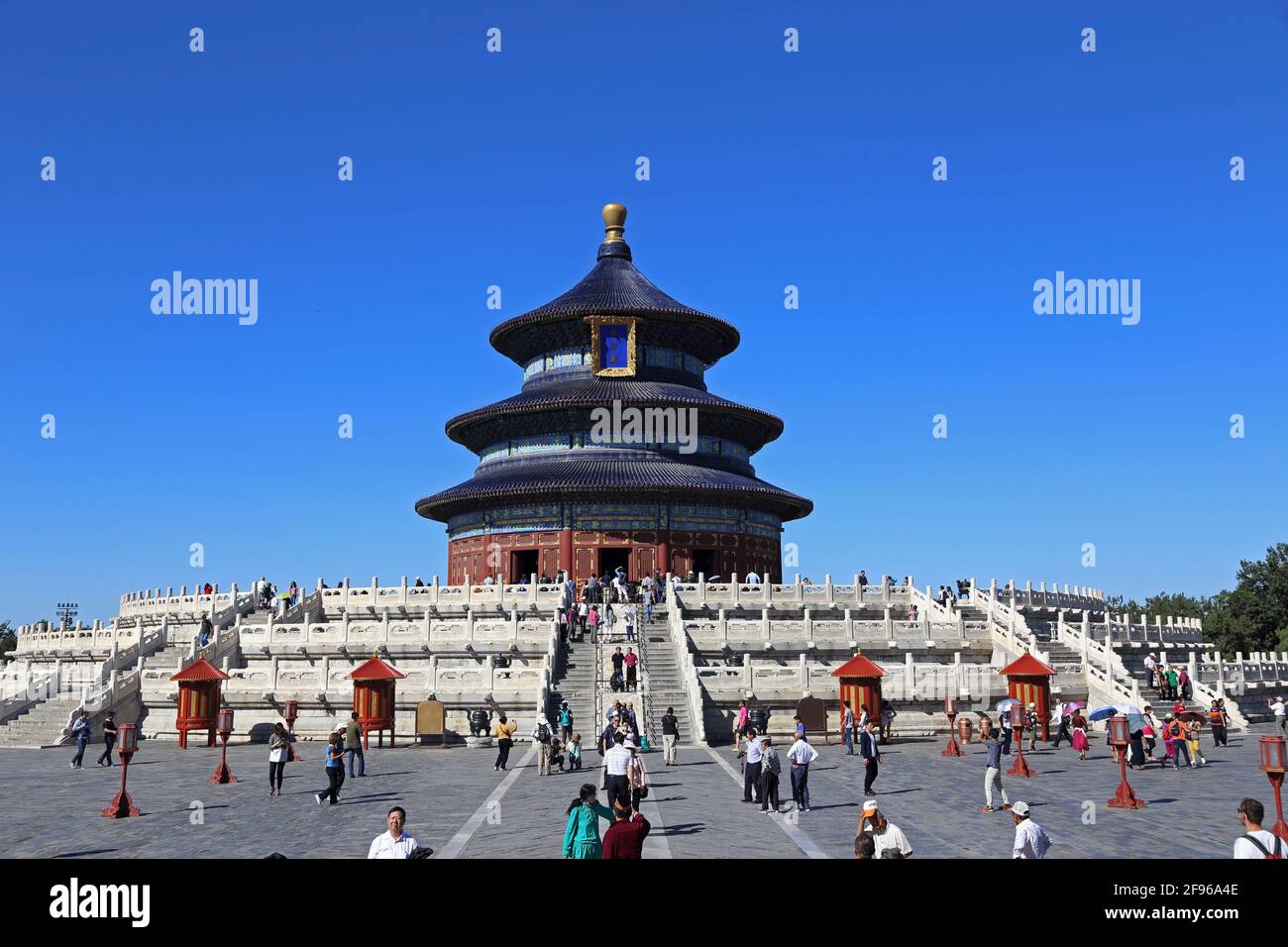 China, Peking / Peking, Tian Tan, Qinian Dian, Himmelstempel Stockfoto