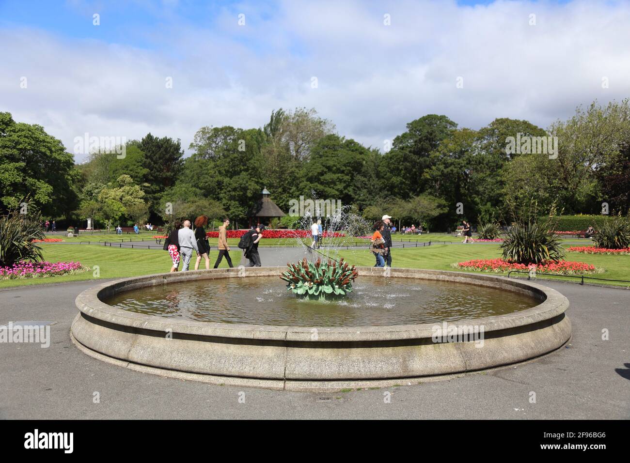 Irland, Dublin, St. Stephens Green Park Stockfoto