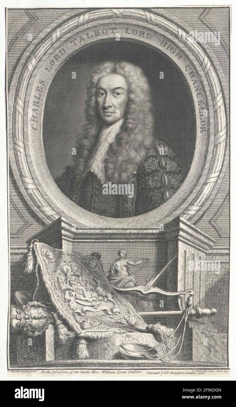 Talbot, 1. Baron Talbot, Charles . Stockfoto