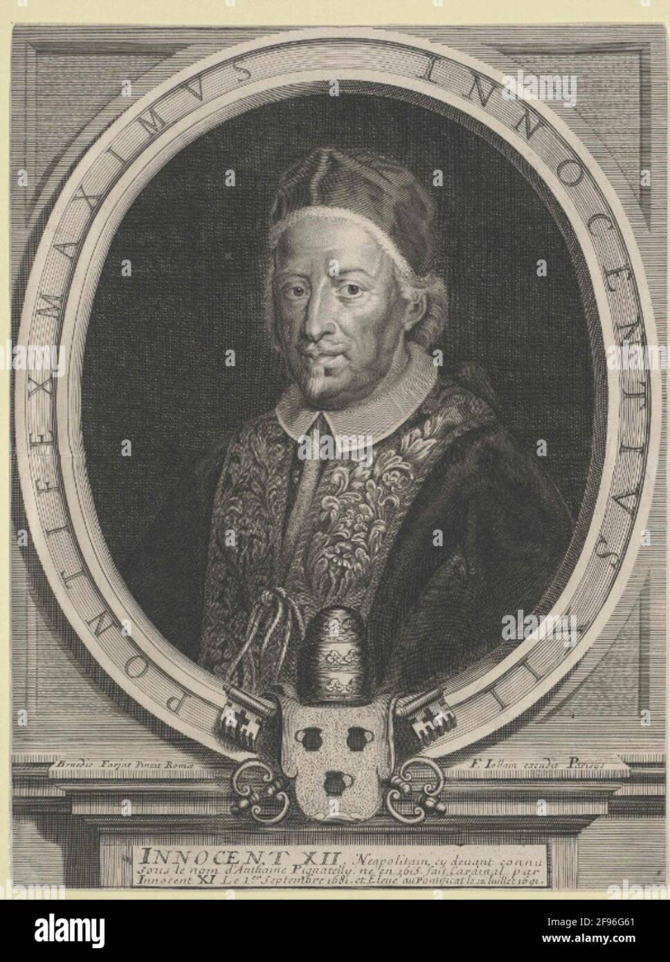 Innozenz XII., Papst. Stockfoto