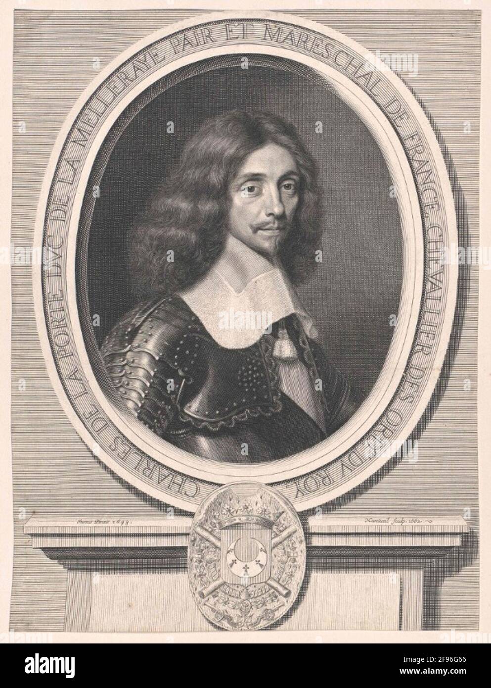 La Meureraye, Charles Duc de. Stockfoto