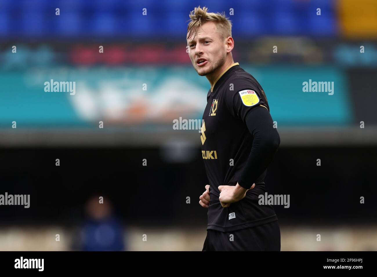 Harry Darling von Milton Keynes Dons - Ipswich Town / Milton Keynes Dons, Sky Bet League One, Portman Road, Ipswich, Großbritannien - 10. April 2021 nur zur redaktionellen Verwendung – es gelten die Einschränkungen von DataCo Stockfoto