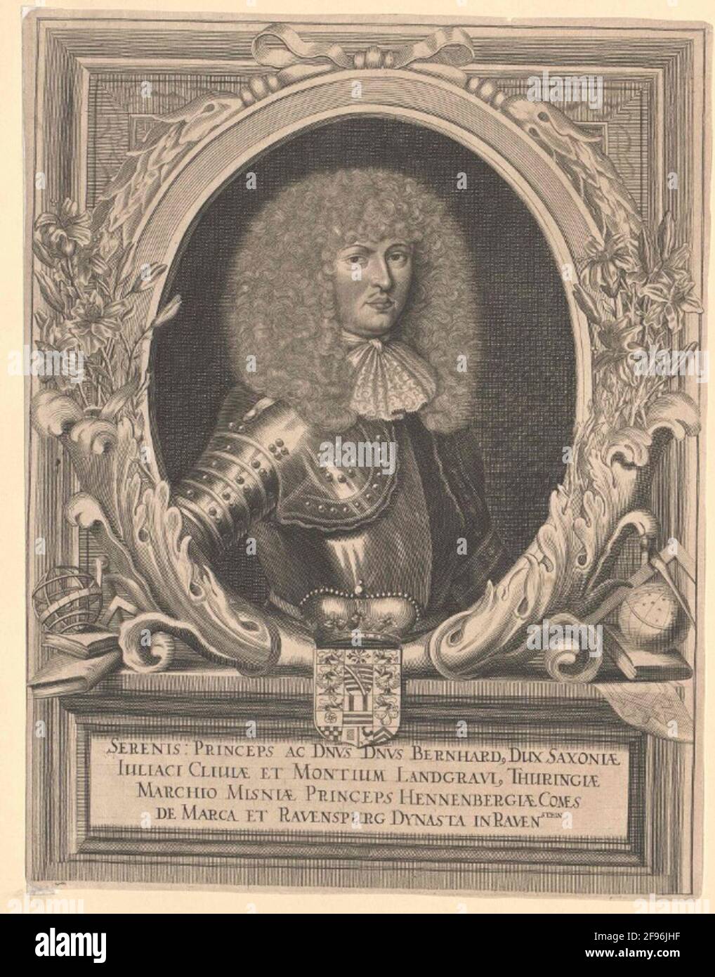 Bernhard, Herzog von Sachsen-Jena. Stockfoto