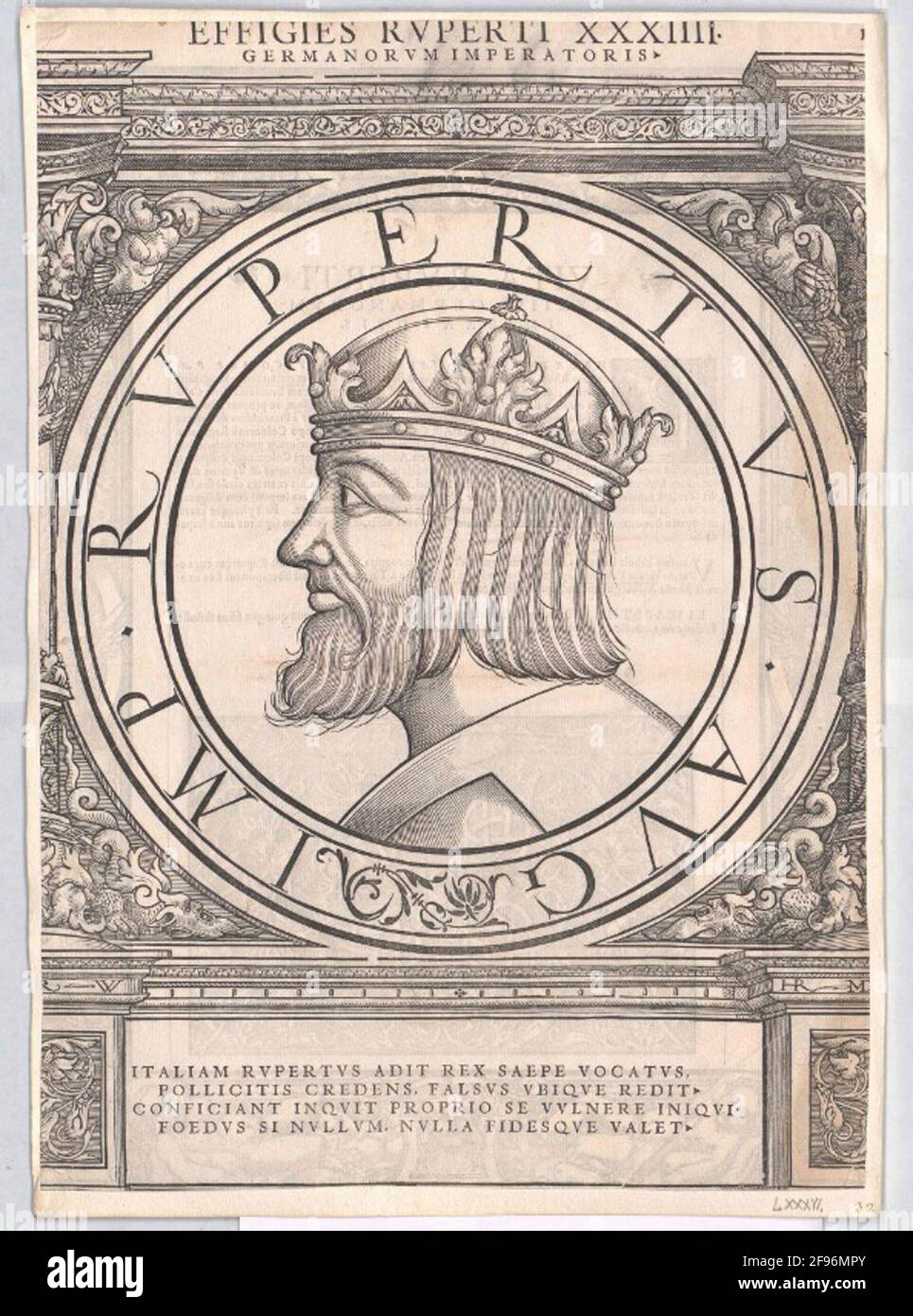 Rupprecht aus der Pfalz, deutscher König. Stockfoto