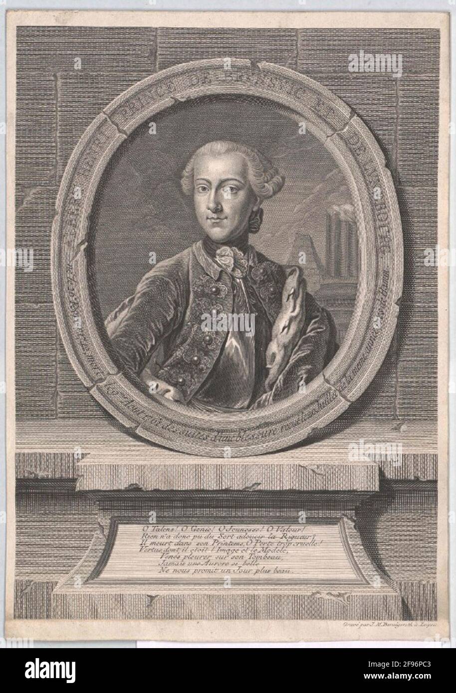 Albrecht Heinrich, Fürst von Braunschweig-Wolfenbüttel. Stockfoto