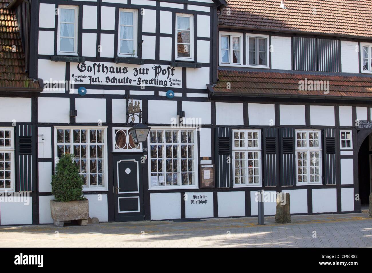 Gasthaus zur Post, Ladbergen Stockfoto