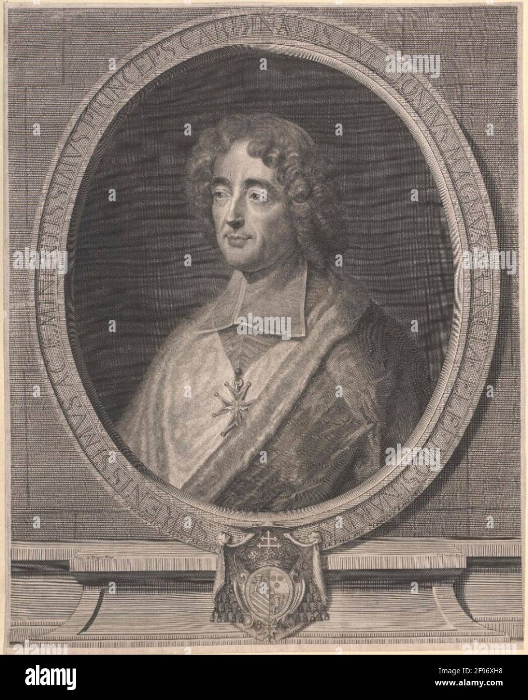 Der Turm der Auvergne de Bouillon, Emmanuel-Theodose von. Stockfoto