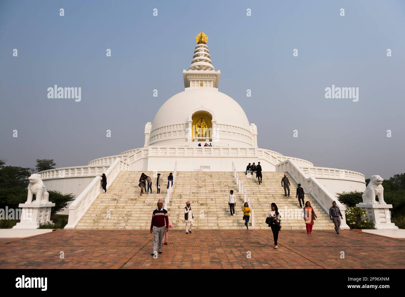 World Peace Pagoda Stockfoto