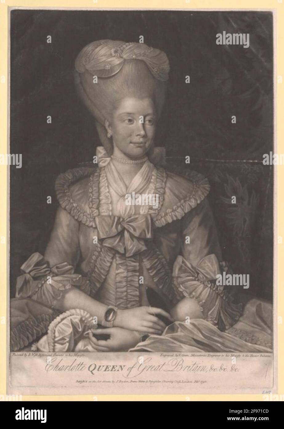 Sophie Charlotte, Prinzessin von Mecklenburg-Strelitz. Stockfoto