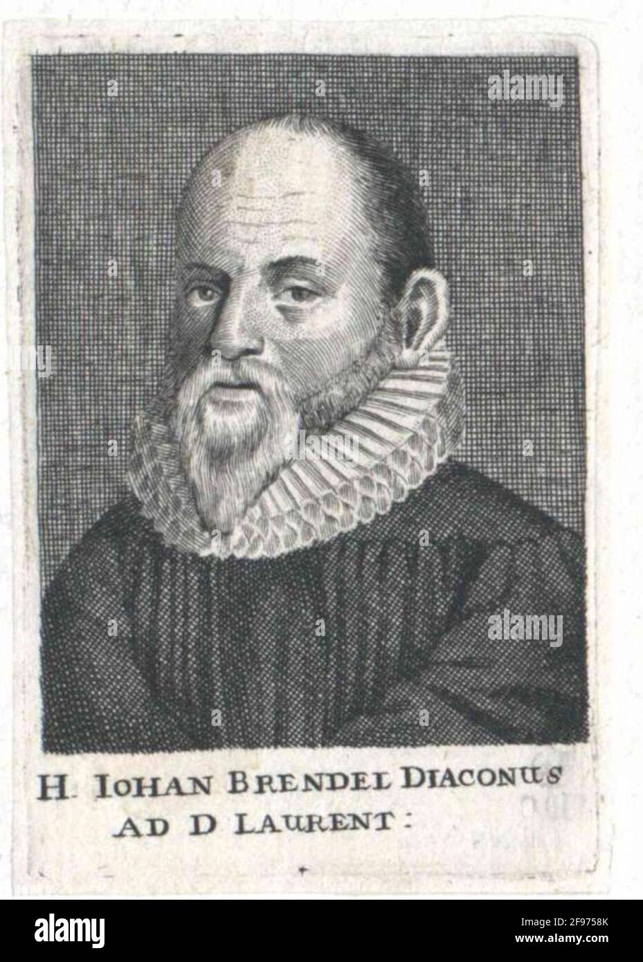 Brendel, Johann. Stockfoto