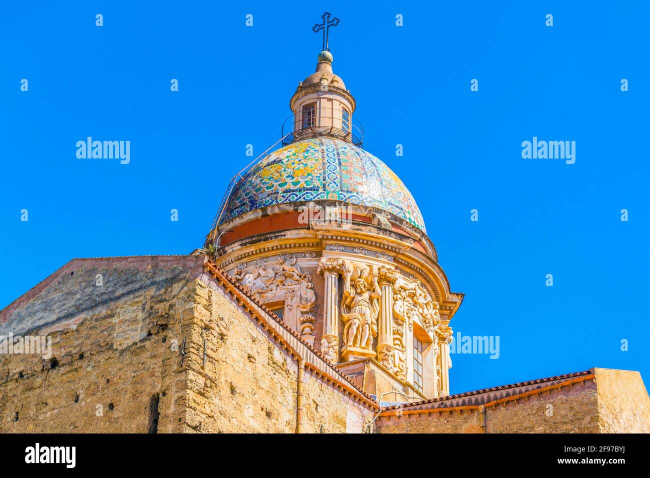 Chiesa del Carmine Maggiore in Palermo, Sizilien, Italien Stockfoto