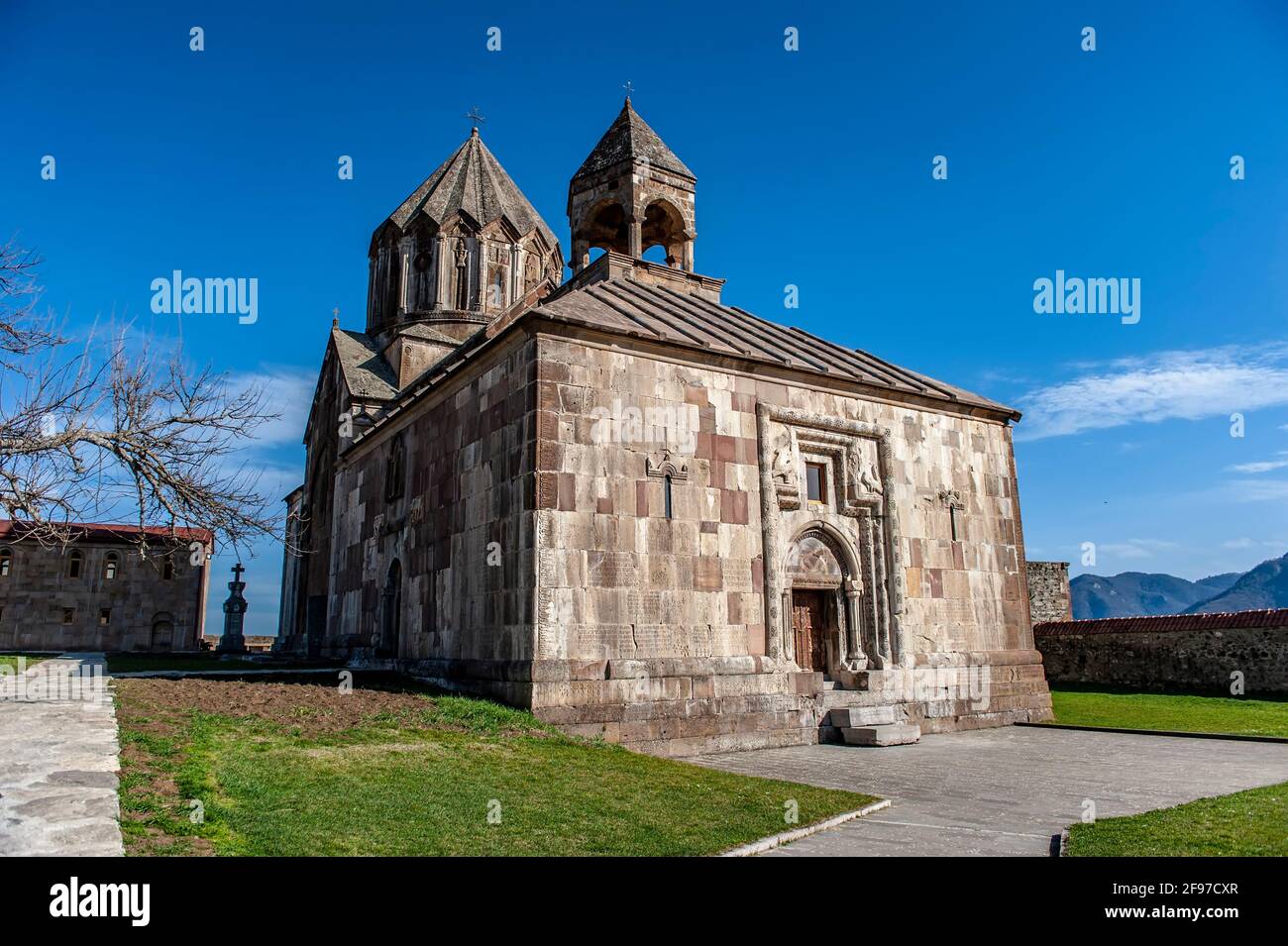 Gandzasar Kloster, ein mittelalterlicher armenischer religiöser Komplex in der Republik Berg-Karabach (Arzakh) Stockfoto