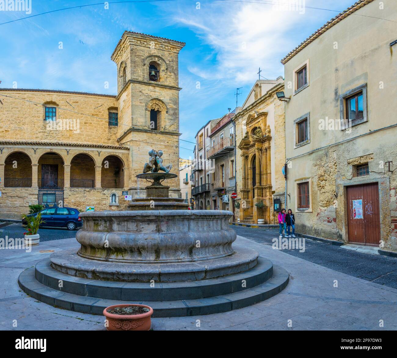 Parocchia San Tommaso Apostolo in Enna, Sizilien, Italien Stockfoto
