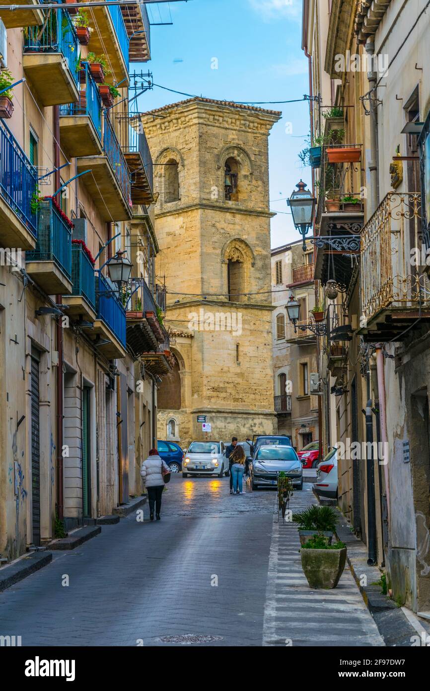 Parocchia San Tommaso Apostolo in Enna, Sizilien, Italien Stockfoto