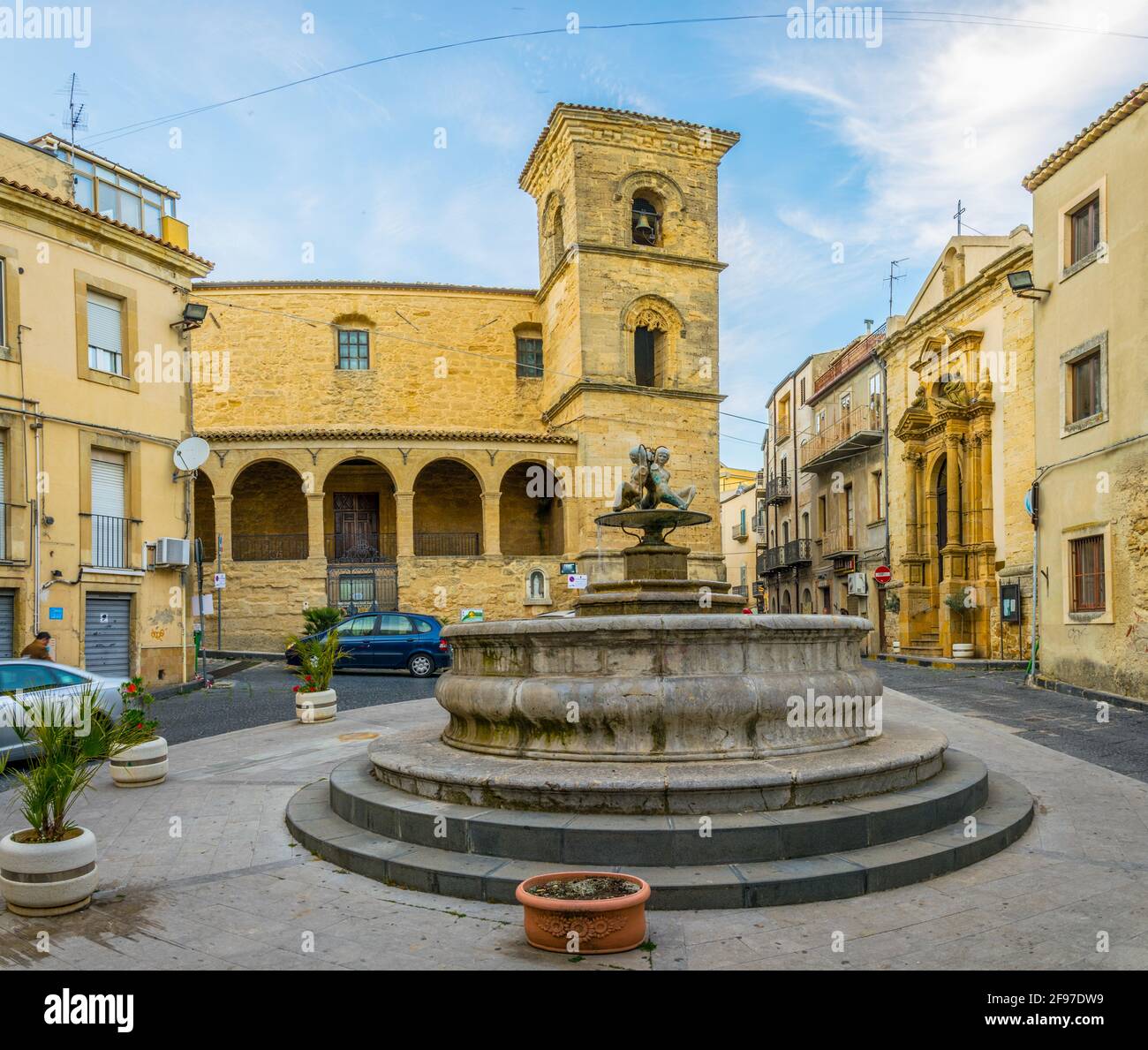 Parocchia San Tommaso Apostolo in Enna, Sizilien, Italien Stockfoto