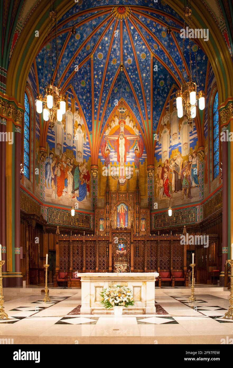 Madeleine Kathedrale, römisch-katholische Kirche in Salt Lake City, Utah, USA Stockfoto