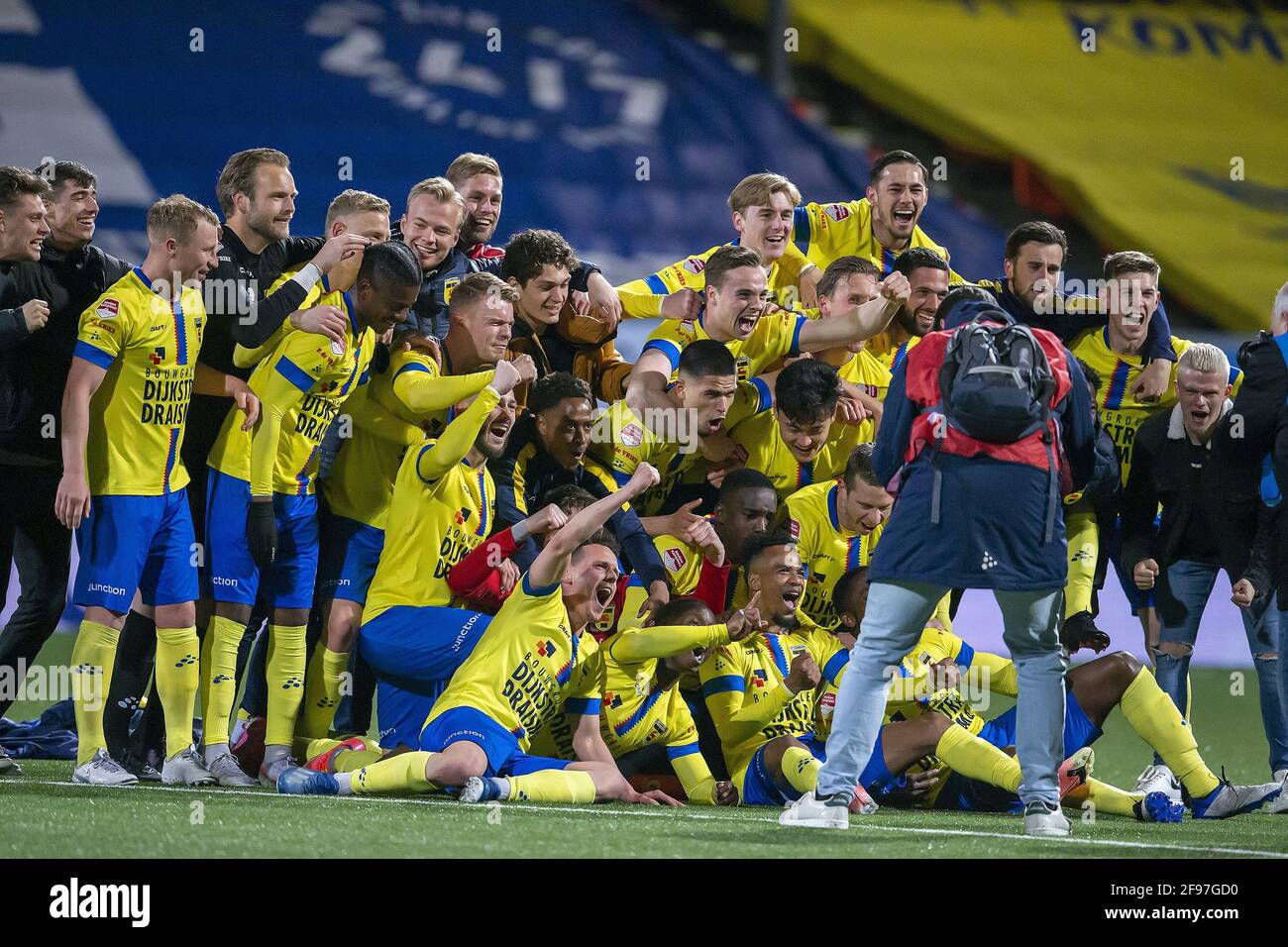 Leeuwarden 16 04 2021 Cambuur Stadion Fussball Saison 2020 2021 Keuken Kampioen Divisie Cambuur Feiert Wahrend Des Spiels Cambuur Helmond Sport Foto Von Pro Shots Sipa Usa Weltrechte Ausser Osterreich Und Den Niederlanden