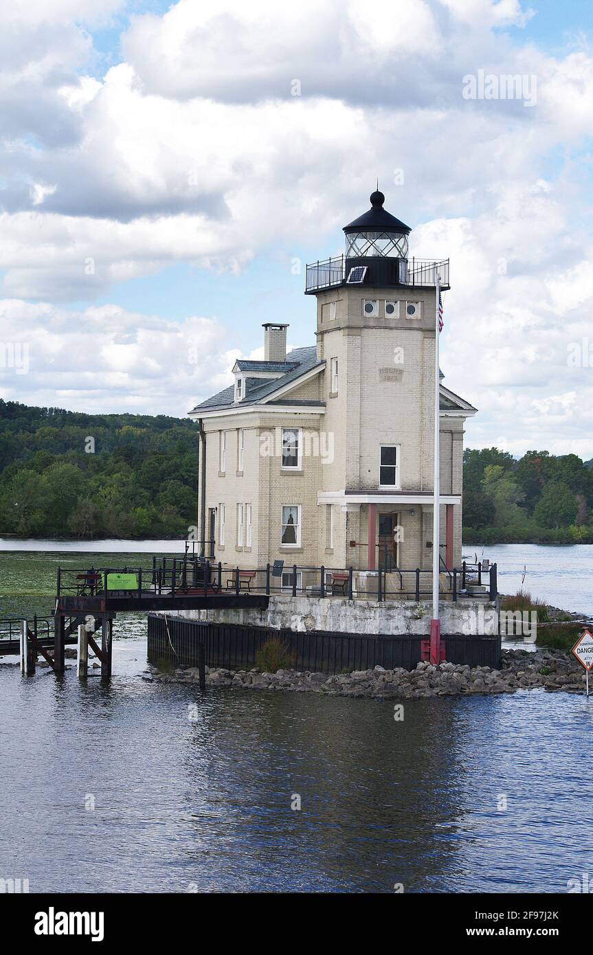 Szenen entlang des Hudson River in und um Kingston , New York.USA Stockfoto