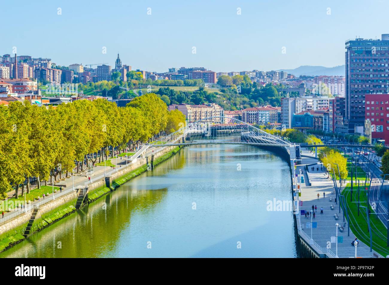 Luftaufnahme von Bilbao, Spanien Stockfoto