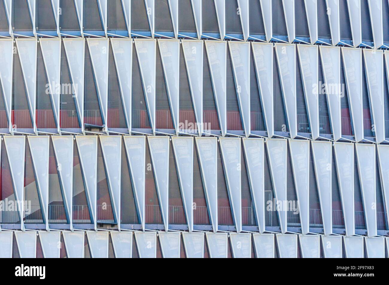 Detail des Mannschaftsstadions der Athletic Bilbao Fußballmannschaft, Bilbao, Spanien Stockfoto