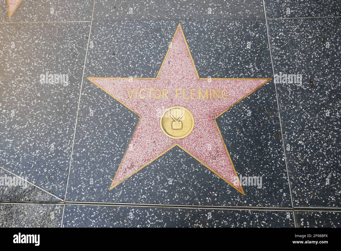 Hollywood, Kalifornien, USA 14. April 2021 EIN allgemeiner Blick auf die Atmosphäre von Victor Flemings Star auf dem Hollywood Walk of Fame am 14. April 2021 in Hollywood, Kalifornien, USA. Foto von Barry King/Alamy Stockfoto Stockfoto
