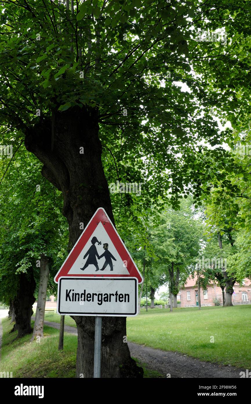 Familienurlaub am Schaalsee Stockfoto