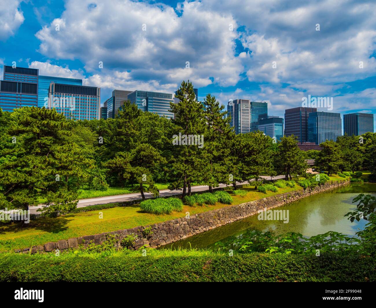 Imperial Palace East Gardens in Tokio Stockfoto