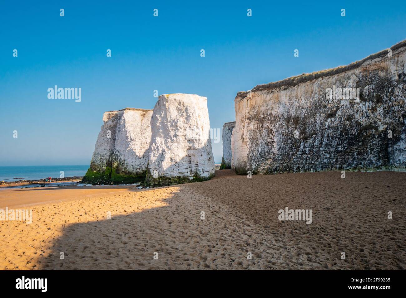 Wunderschöne Botany Bay in Kent - Reisefotografie Stockfoto