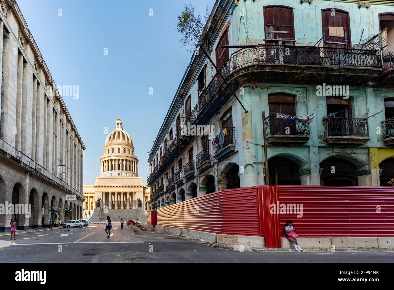 Capitol Havana im Stadtteil Centro, Provinz Havanna, Kuba Stockfoto