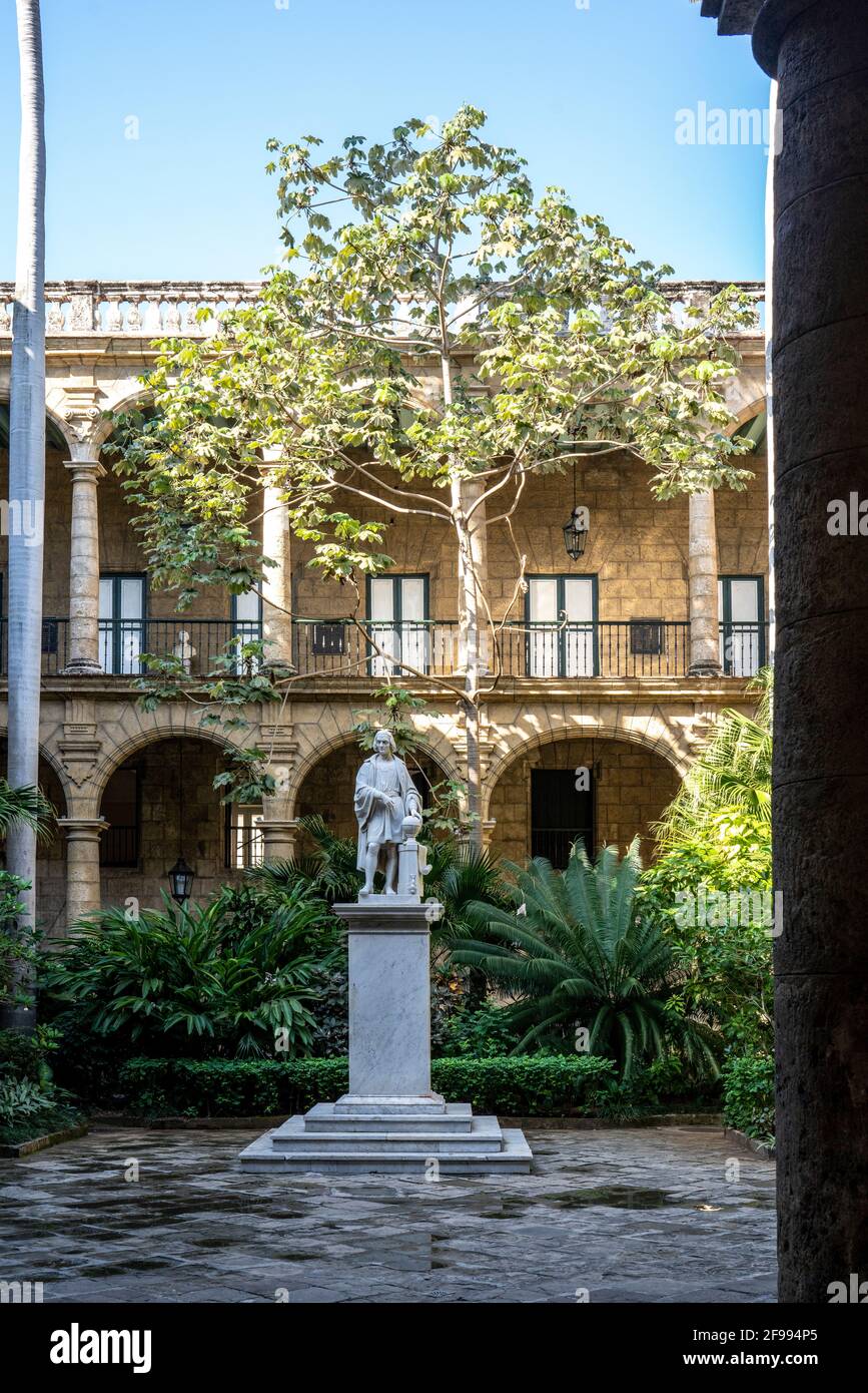 Stadtmuseum von Havanna, Palacio de los Capitanes Generales in der Altstadt, Provinz Havanna, Kuba Stockfoto