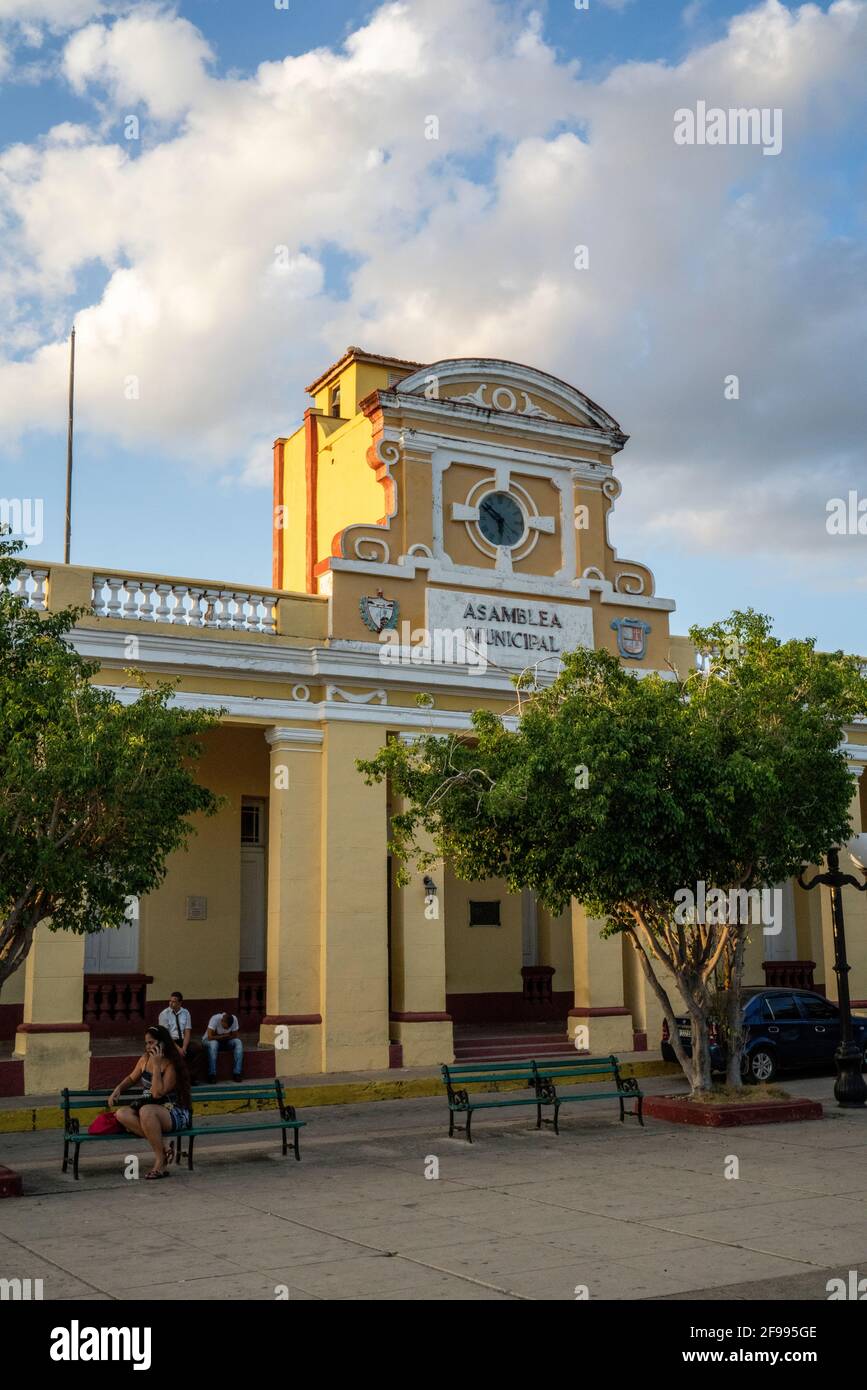 Parque Central Cespedes in Trinidad, Provinz Spiritus Sancti, Kuba Stockfoto