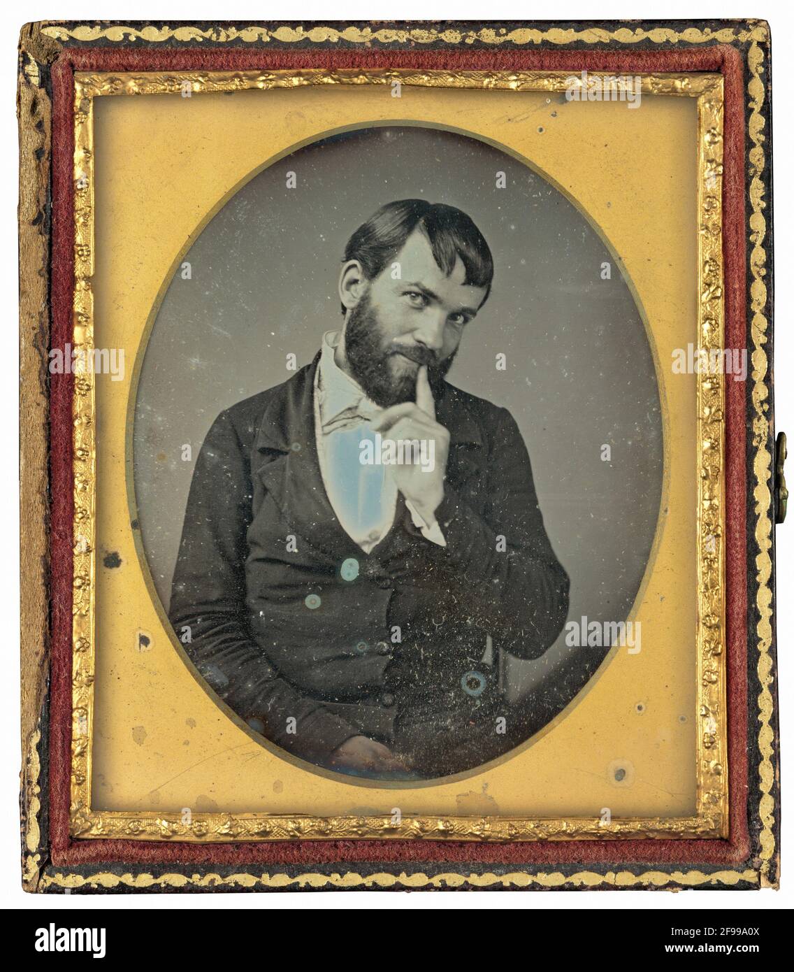 Porträt eines Mannes, c. 1850. Stockfoto