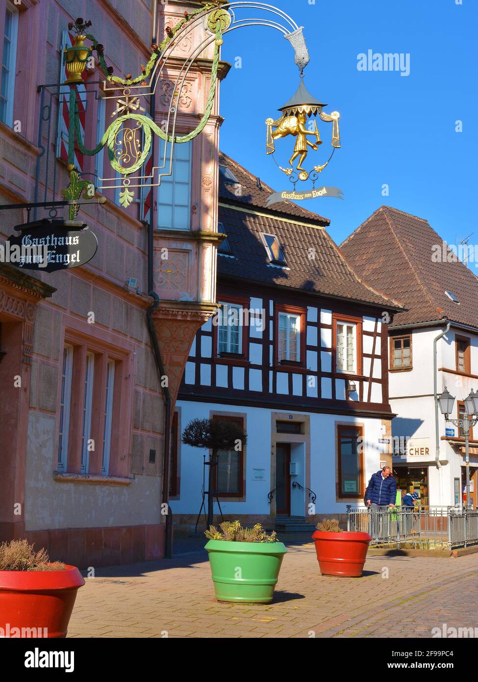 Bad Bergzabern Gasthaus Stockfoto