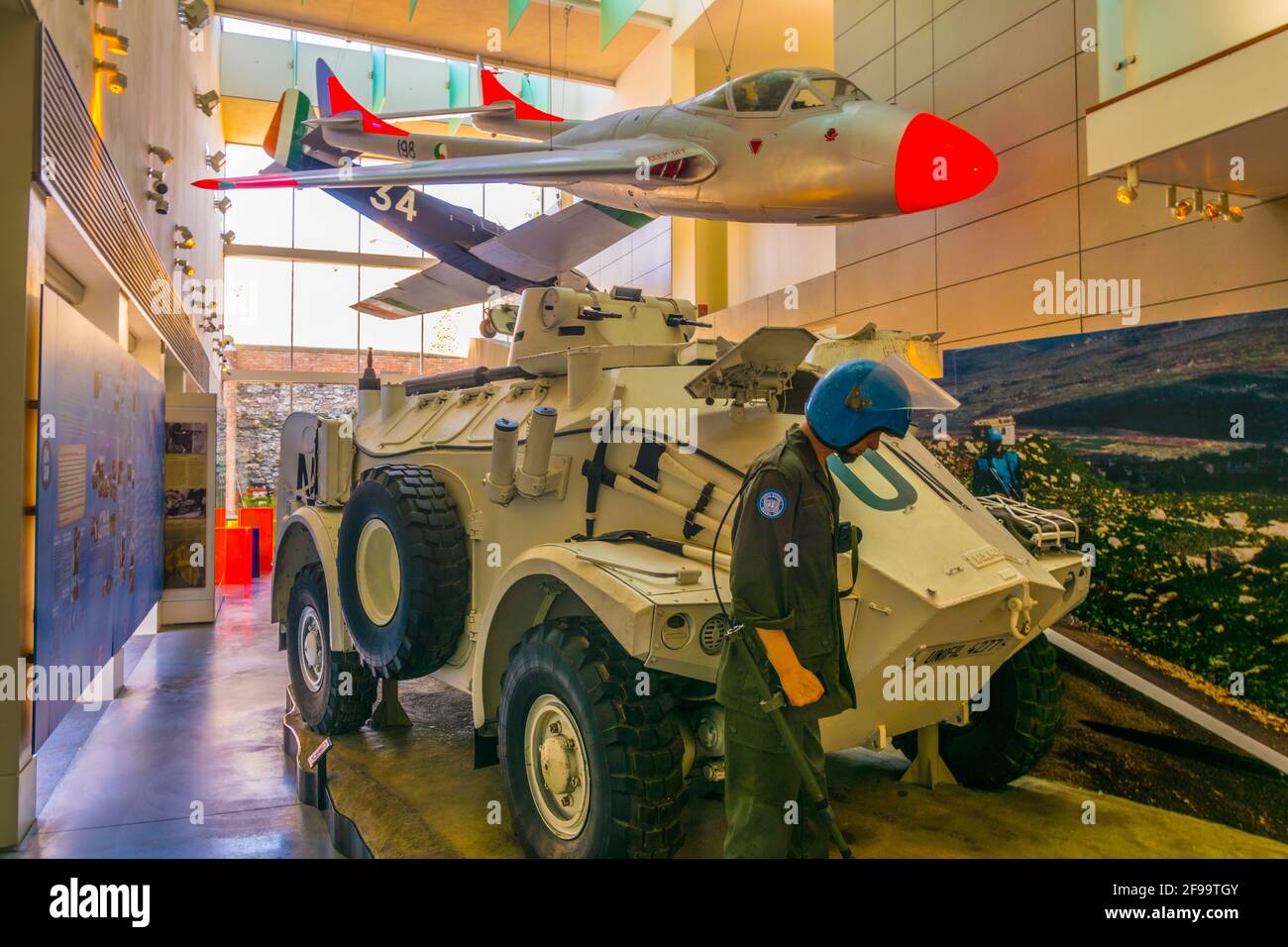 DUBLIN, IRLAND, 9. MAI 2017: Innenraum des irischen Nationalmuseums in Dublin Stockfoto