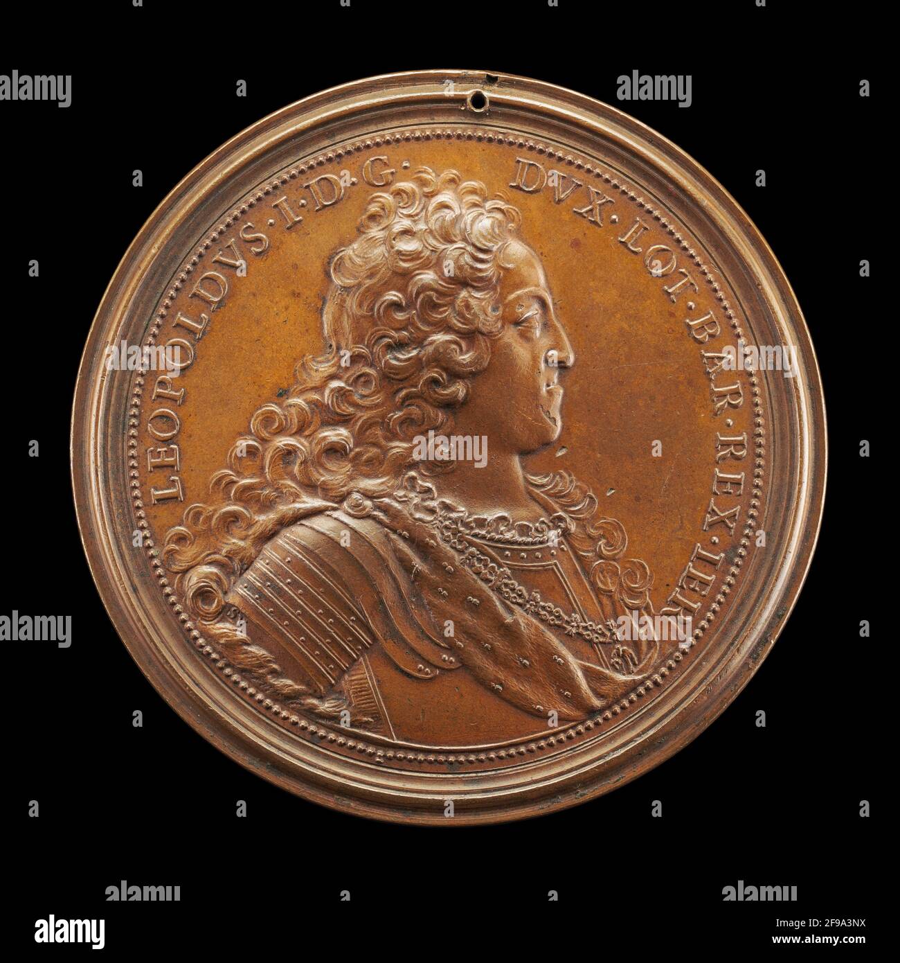 Leopold Joseph I., 1679-1729, Herzog von Lothringen 1697 [Vorderseite], 1727. Stockfoto