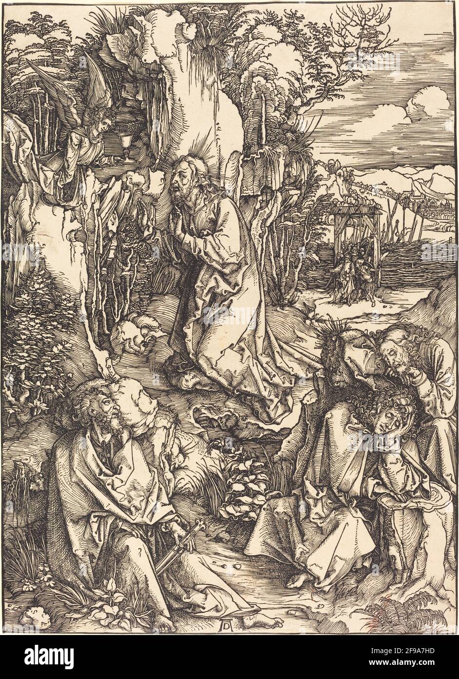 Christus auf dem Ölberg, c. 1497/1499. Stockfoto