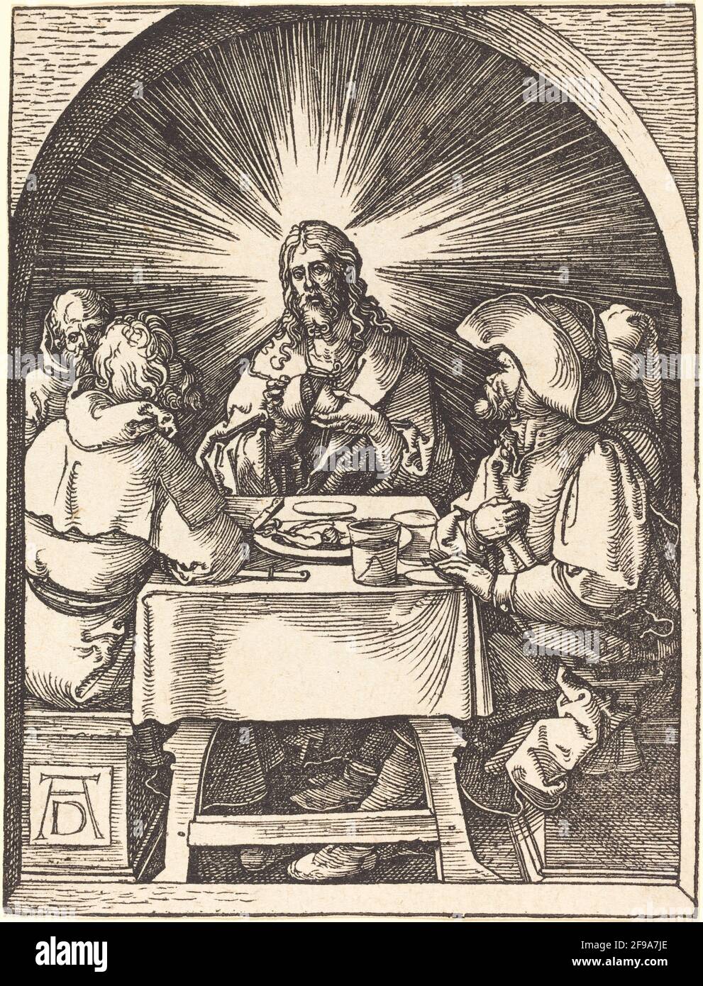 Christus in Emmaus, wahrscheinlich c. 1509/1510. Stockfoto