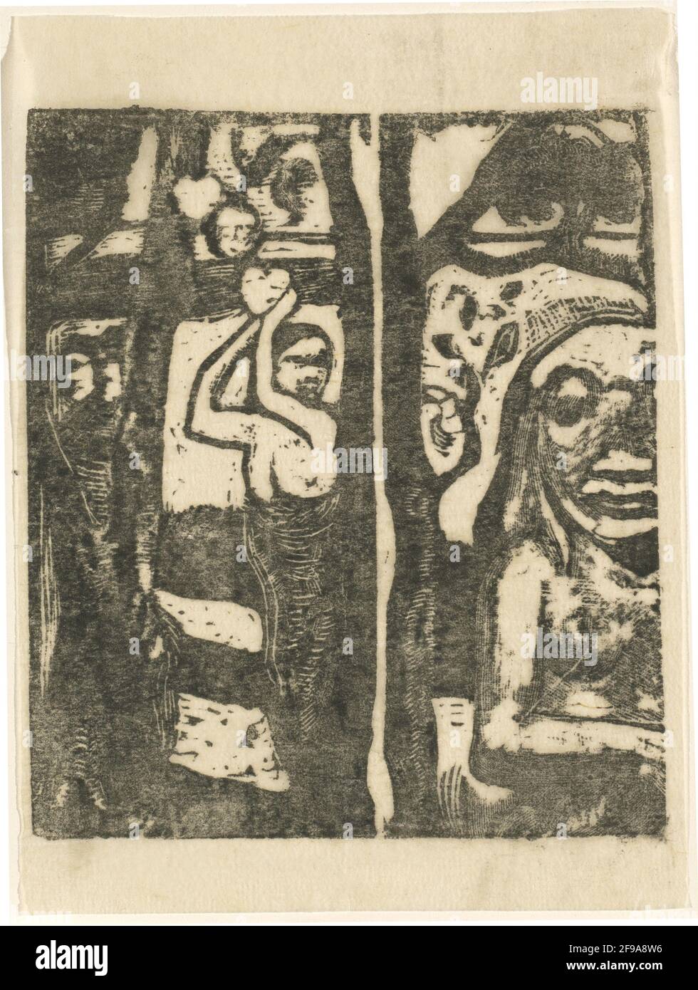 Frau, die Obst pflückt und den Wilden (Femme cueillant des fruits et oviri), 1894/1895. Stockfoto