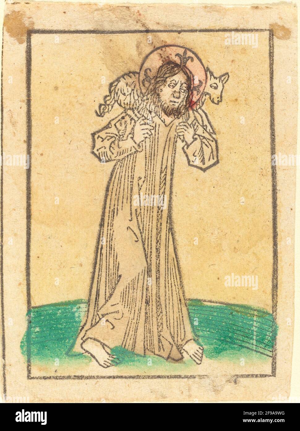 Guter Hirte, c. 1480. Stockfoto