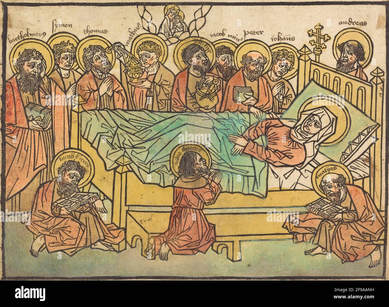 Der Tod der Jungfrau, 1465/1470. Stockfoto