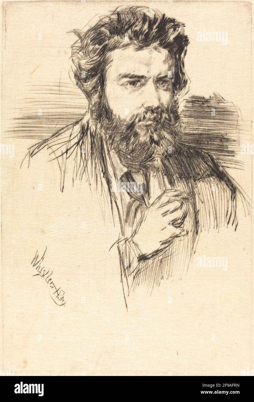 Astruc, A Literary man, 1859. Stockfoto