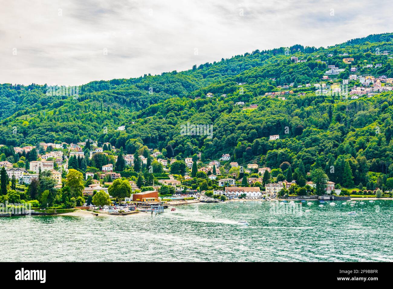 Altstadt Von Stresa Am Lago Maggiore Piemont Italien Stockfotografie Alamy