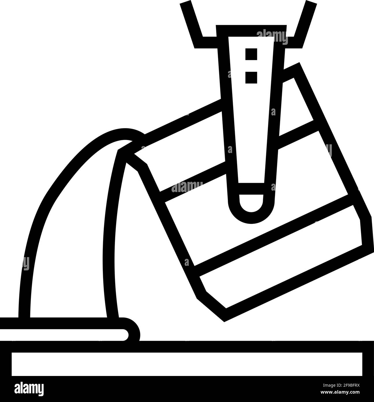 Giesserei Aluminium Produktionslinie Symbol Vektor Illustration Stock Vektorgrafik Alamy