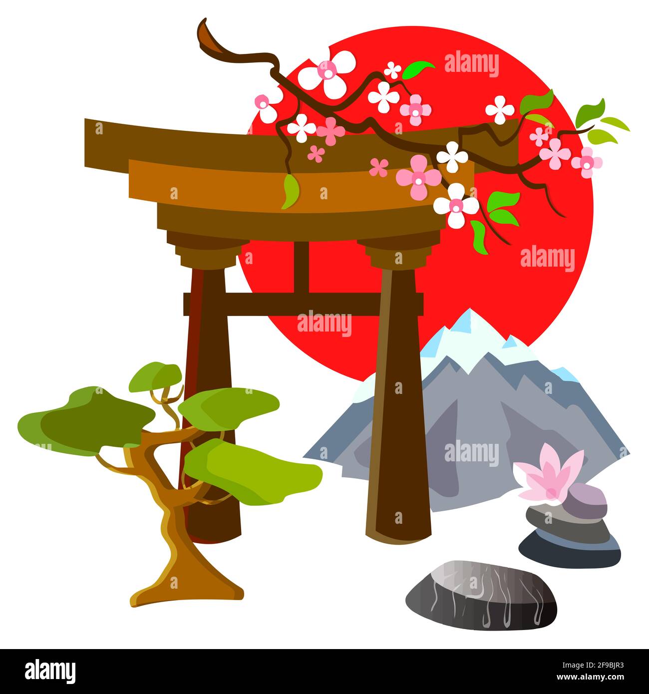 Bonsai Natur Kultur Japan Abbildung Reisen berühmten Stockfoto