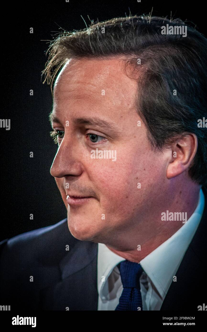 Der ehemalige Premierminister von Großbritannien, David Cameron Stockfoto