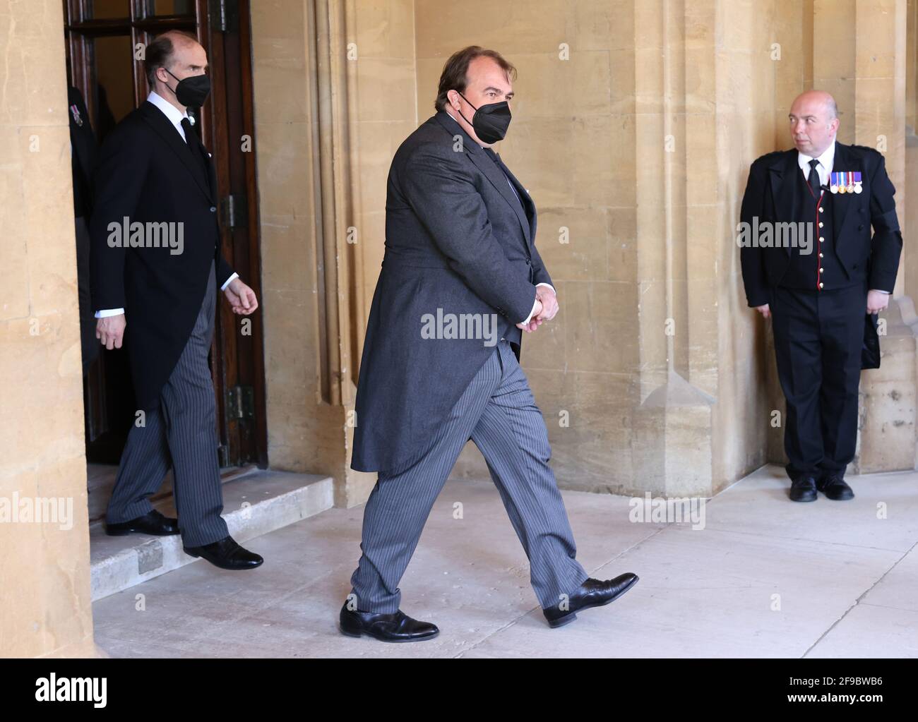 Prinz Philipp von Hohenlohe-Langenburg vor der Beerdigung des Herzogs von Edinburgh im Schloss Windsor, in der Grafschaft Burkshire. Bilddatum: Samstag, 17. April 2021. Stockfoto